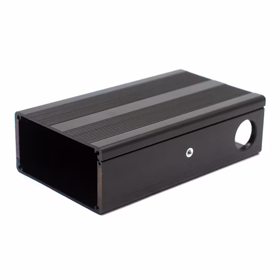 Guscio di estrusione di alluminio di vendita calda 80X40 mm con frontalini flangiati per scatola di dispositivi elettronici